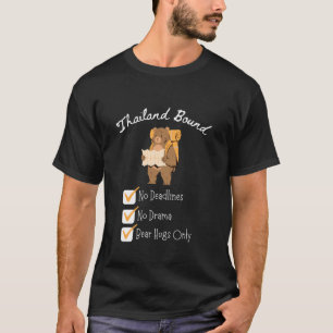 Camiseta Abrazos de oso de vacaciones en Tailandia solo Tai