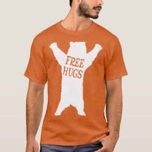 Camiseta Abrazos de oso libre Graciosos de puntitos animale