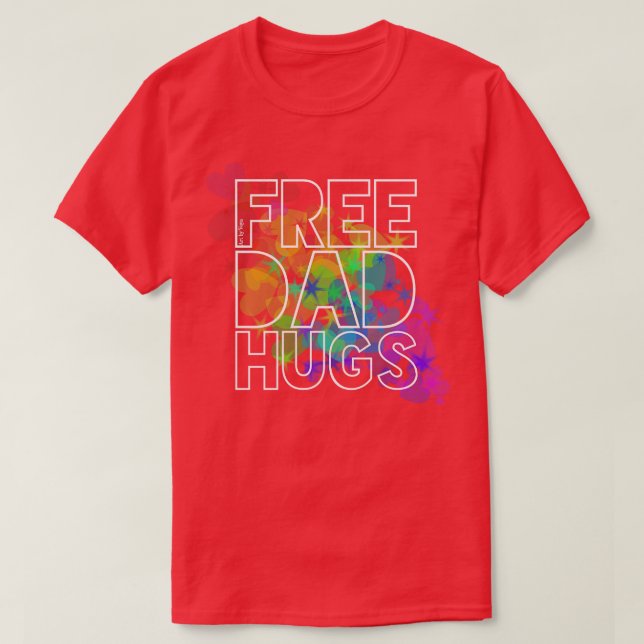Camiseta Abrazos de papá libre (Diseño del anverso)