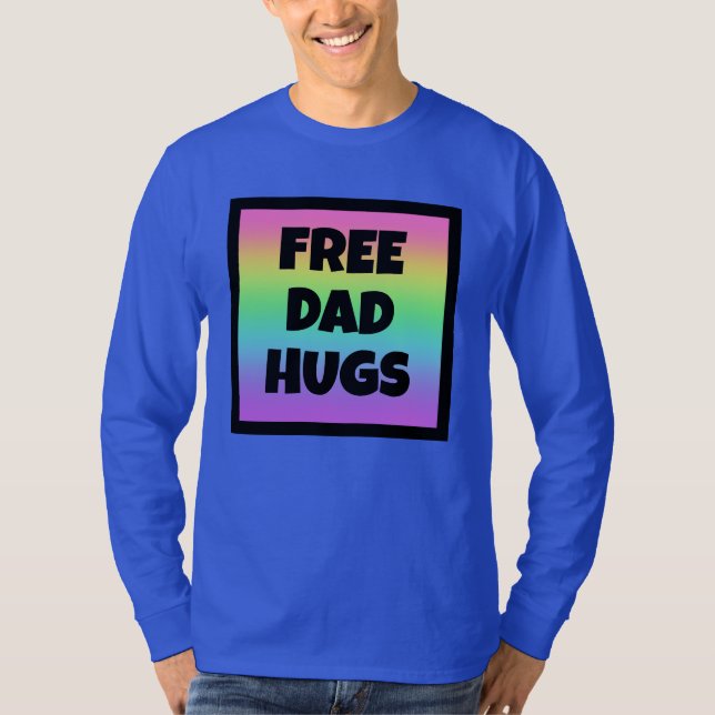 Camiseta Abrazos de papá libre (Anverso)
