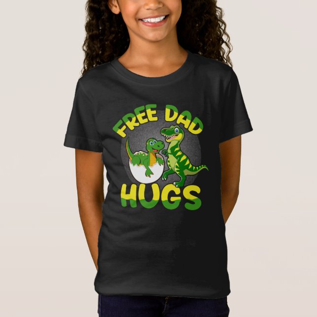 Camiseta Abrazos de papá libre (Anverso)
