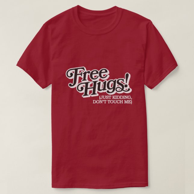 Camiseta ¡Abrazos gratis! (Diseño del anverso)