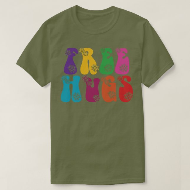Camiseta Abrazos gratis (Diseño del anverso)