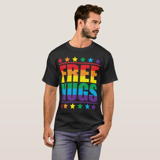Camiseta Abrazos gratis (Anverso completo)