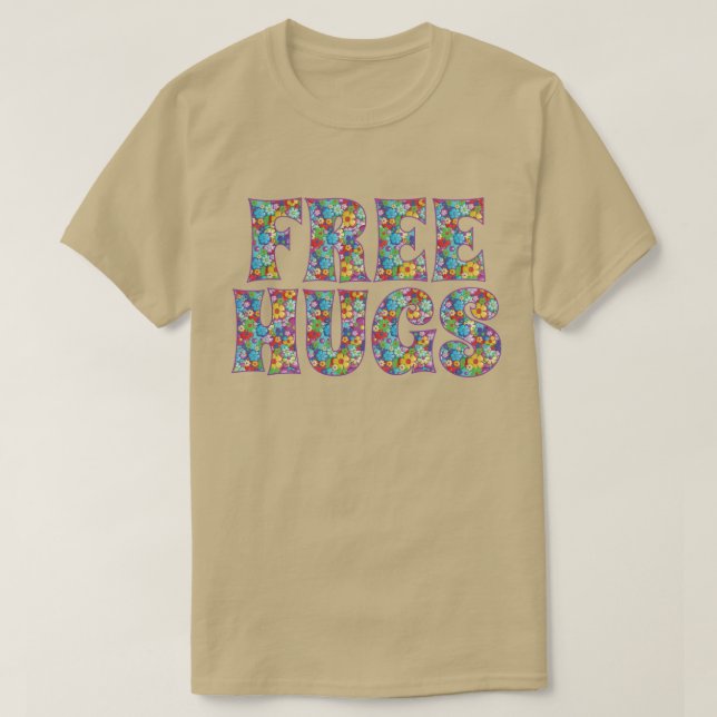 Camiseta Abrazos gratis (Diseño del anverso)