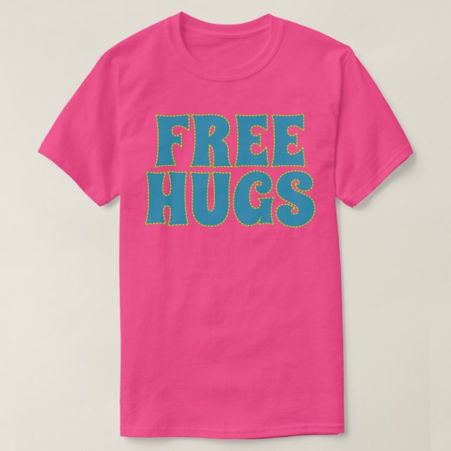 Camiseta Abrazos gratis (Diseño del anverso)