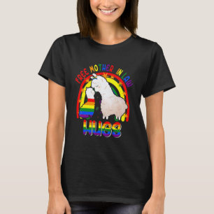 Camiseta Abrazos gratis a la suegra Dos llamas Orgulloso Lg