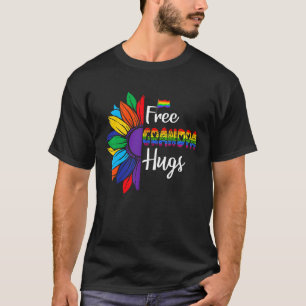 Camiseta Abrazos gratis al abuelo Orgulloso abuelo Lgbt Arc