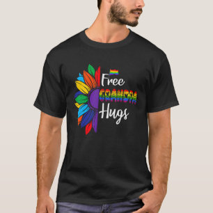 Camiseta Abrazos gratis al abuelo Orgulloso abuelo Lgbt Arc
