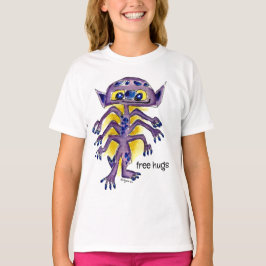 Camiseta Abrazos gratis alienígena