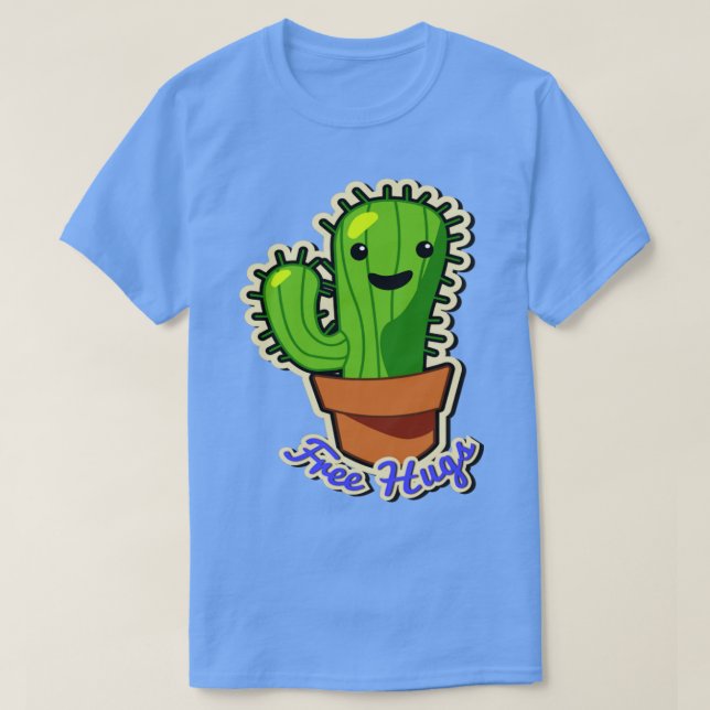 Camiseta Abrazos gratis Cactus (Diseño del anverso)