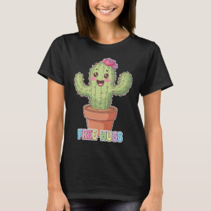 Camiseta Abrazos gratis Cactus adorable y encantador