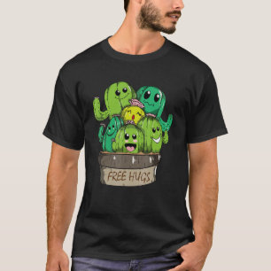 Camiseta Abrazos gratis Cute Cactus Abrazo libre Desierto d
