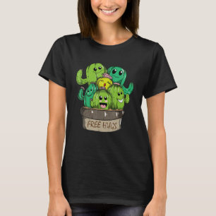 Camiseta Abrazos gratis Cute Cactus Abrazo libre Desierto d