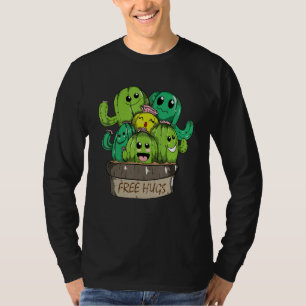 Camiseta Abrazos gratis Cute Cactus Abrazo libre Desierto d