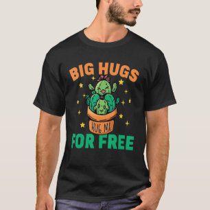 Camiseta Abrazos gratis de cactus Lindo cactus 1