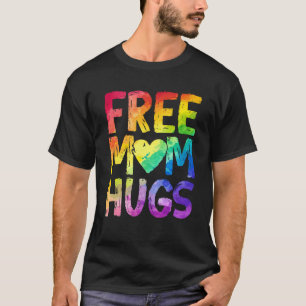 Camiseta Abrazos Gratis de Mamá Orgullo LGBT LGBTQ Lesbiana