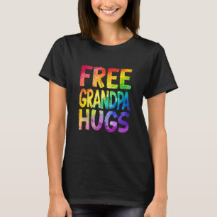 Camiseta Abrazos gratis del abuelo Orgullo LGBT LGBTQ Lesbi