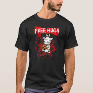 Camiseta Abrazos gratis Halloween Sarcasmo asustado disfraz