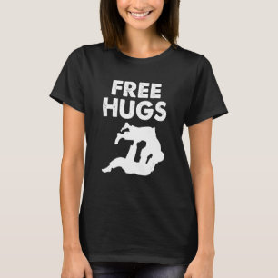 Camiseta Abrazos gratis jiu jitsu Hombres brasileños Jiu Ji