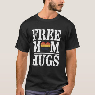 Camiseta Abrazos Gratis Mama Desfile Orgullo LGBT Aliado Fa
