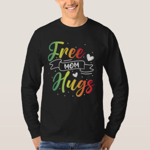 Camiseta Abrazos Gratis Mamá LGBT Orgullo Transgénero Bisex