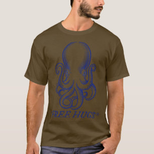 Camiseta Abrazos gratis Octopus Cephalopod Animal Life Oc