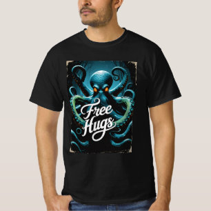 Camiseta Abrazos gratis Octopus Squid Pro Hug