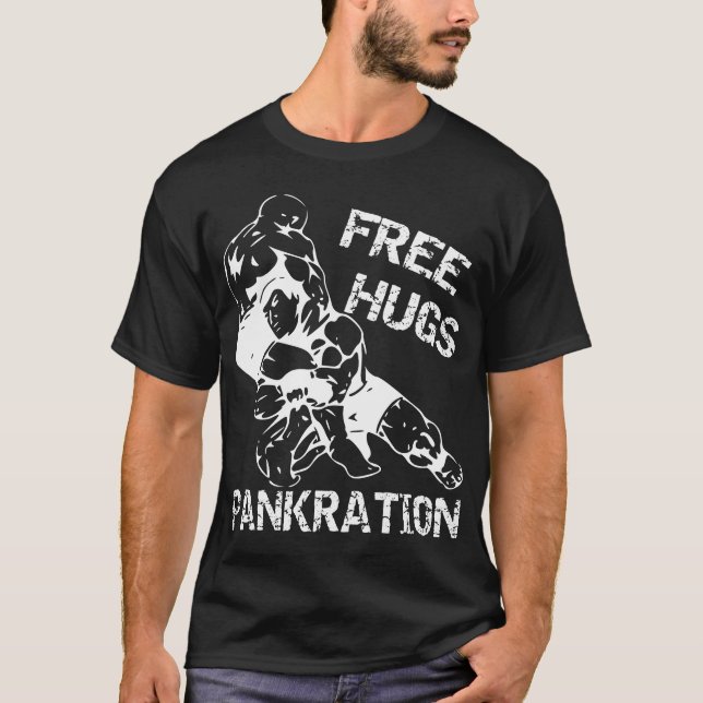 Camiseta Abrazos gratis Pankration Athlima T-Shirt (Anverso)