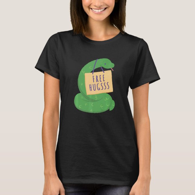 Camiseta Abrazos gratis Serpiente de abrazos (Anverso)