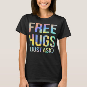 Camiseta Abrazos gratis sólo le piden divertida familia de