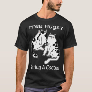 Camiseta Abrazos Gratis Ve a Abrazar un Cactus  Actitud Sar