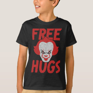 Camiseta Abrazos Gratuitos Y Aterradores Ropa De Payaso Par