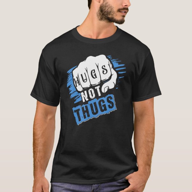 Camiseta Abrazos No Matones Para Hombres (Anverso)