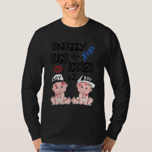 Camiseta Abrazos nudistas en besos x2