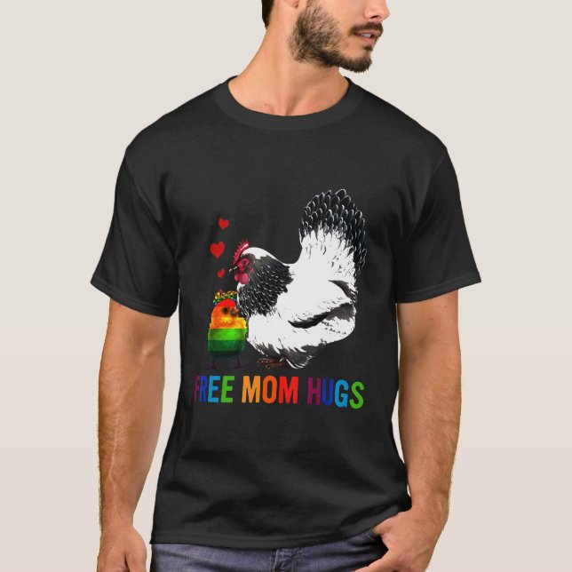 Camiseta Abrazos Orgullosos Mama Chicken (Anverso)