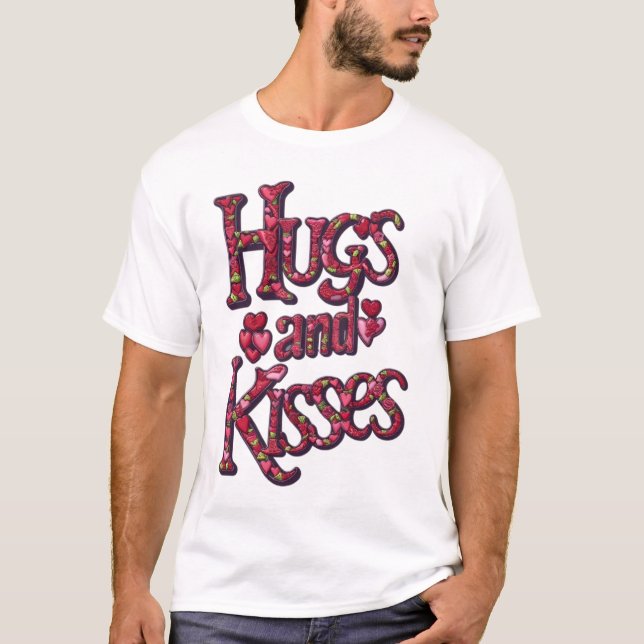 CAMISETA ABRAZOS Y BESOS (Anverso)