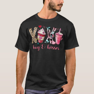 Camiseta Abrazos y besos café Lover