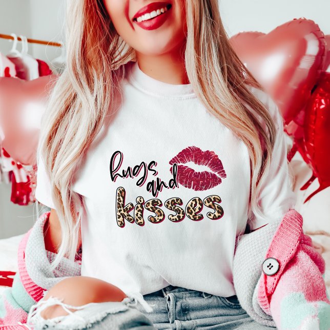 Camiseta Abrazos y besos día de San Valentín (Subido por el creador)