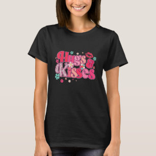 Camiseta Abrazos y besos Feliz Día de San Valentín XOXO Ret