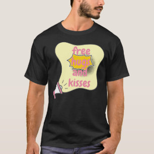 Camiseta abrazos y besos libres