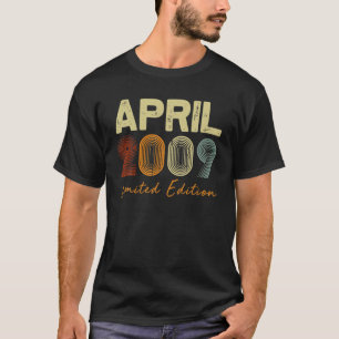 Camiseta Abril 2009 Edición Limitada Retro 12 Años 12