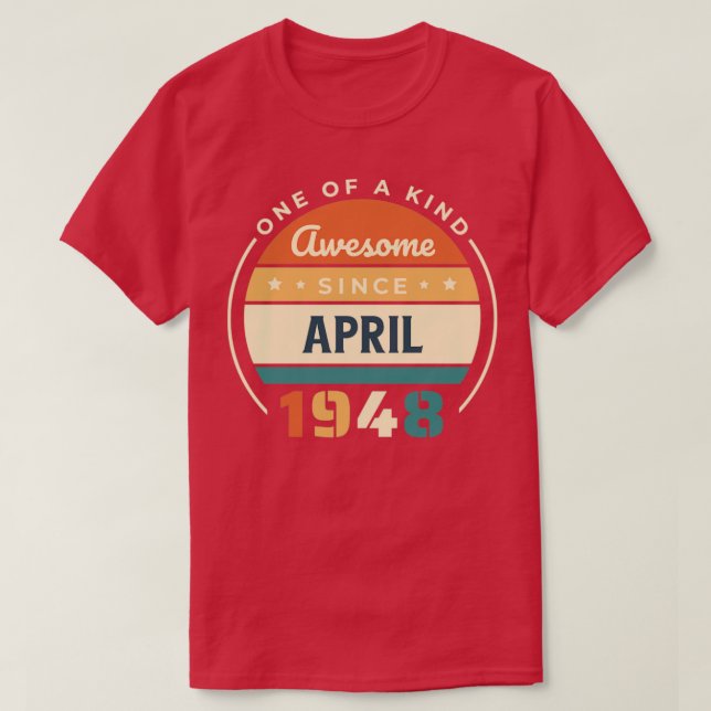 Camiseta Abril de 1948 (Diseño del anverso)