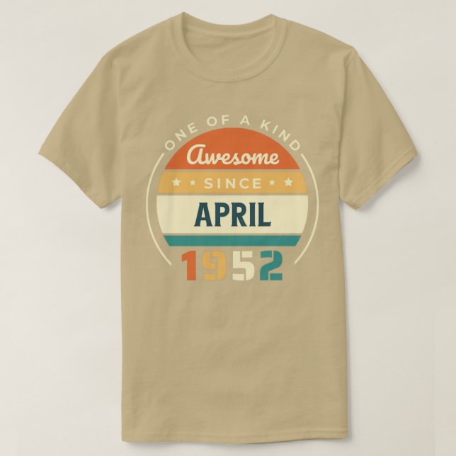 Camiseta Abril de 1952 (Diseño del anverso)