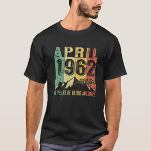 Camiseta Abril De 1962 Para Edición Limitada 60 Años De Ser