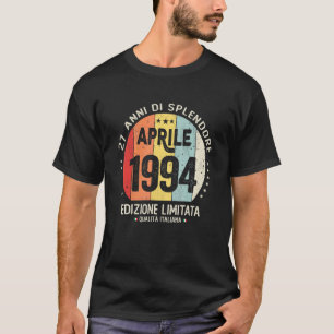 Camiseta Abril de 1994 Vintage Mujeres