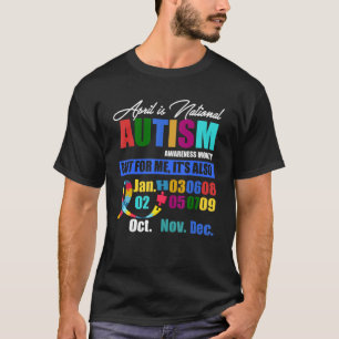 Camiseta Abril es autista el mes de la conciencia nacional 