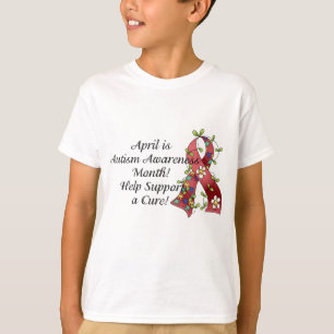 Camiseta Abril es el mes de la conciencia del autismo como 