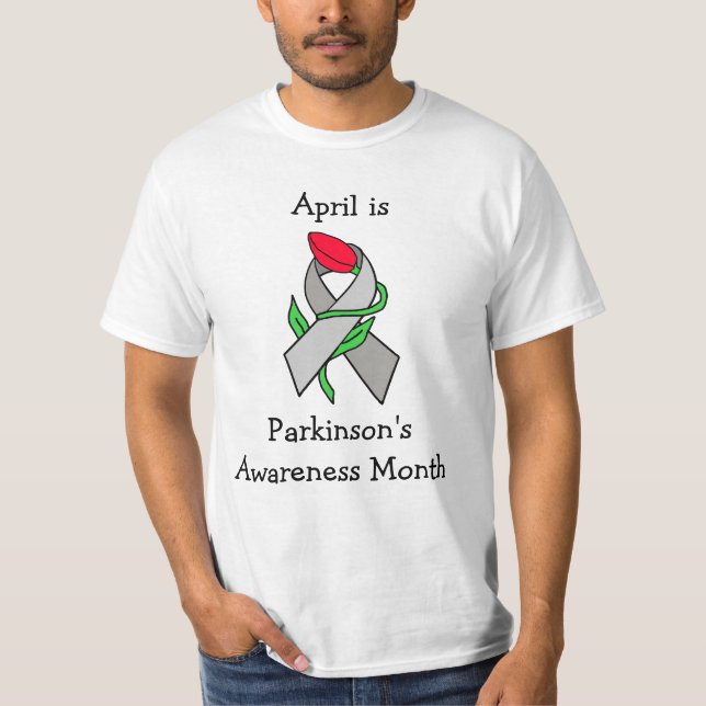 Camiseta Abril es el mes de la conciencia en Parkinson (Anverso)