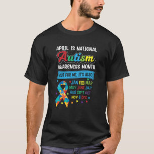 Camiseta Abril es el mes de la conciencia nacional sobre el